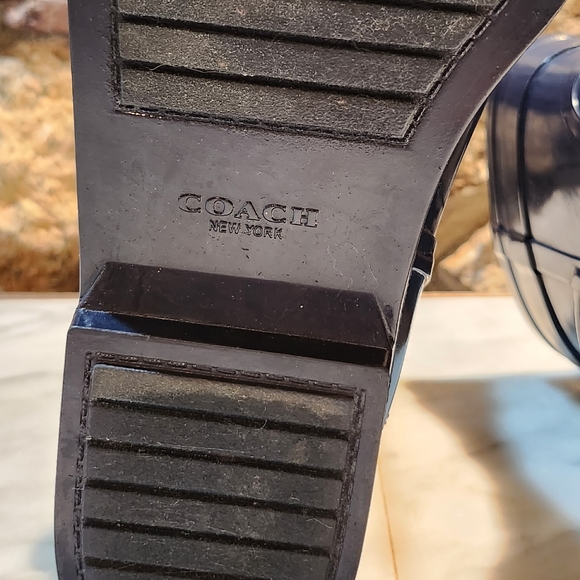 Coach Navy Short Rain Boots - Picture 10 of 10